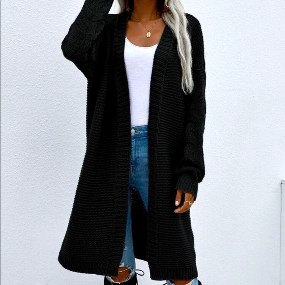 SHEIN Sweaters - Large Black Cardigan